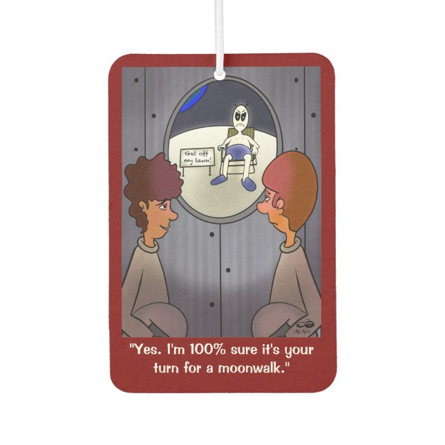 Moonwalk Air Freshener (Front)