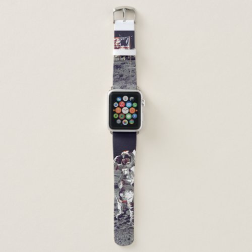 Moonwalk Apollo 17 Apple Watch Band