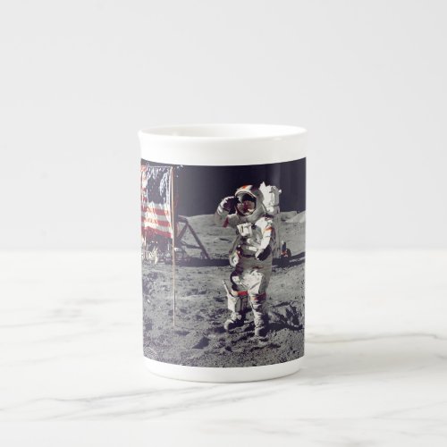 Moonwalk Apollo 17 Bone China Mug
