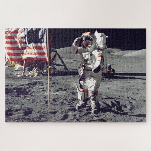 Moonwalk Apollo 17 Jigsaw Puzzle