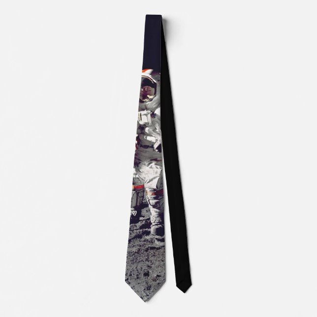 Moonwalk Apollo 17 Neck Tie (Front)