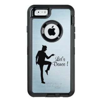 Moonwalk Dancer Blue OtterBox iPhone Case