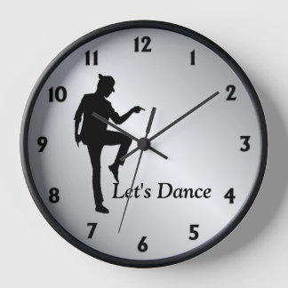 Moonwalk Dancer Clock