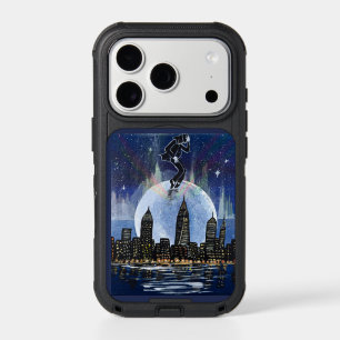 Moonwalk over the city -handmade artwork - iPhone 17 pro case