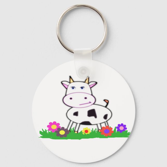 moooo!!! keychain (Front)