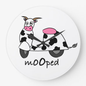 Mooped! Large Clock
