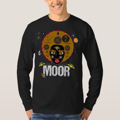 Moor _ Moorish Ancient Moabite Ruler Of The Galaxy T_Shirt