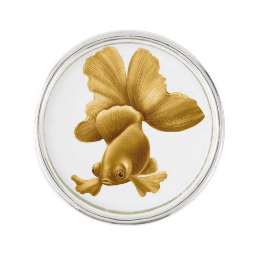 Moor Telescope Eye Goldfish Lapel Pin