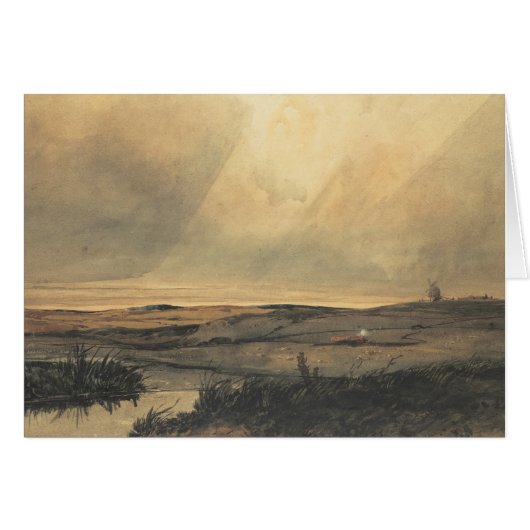 Moor with windmill cards (Front Horizontal)
