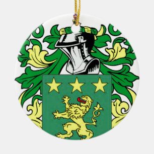 Moore Coat of Arms Ceramic Ornament