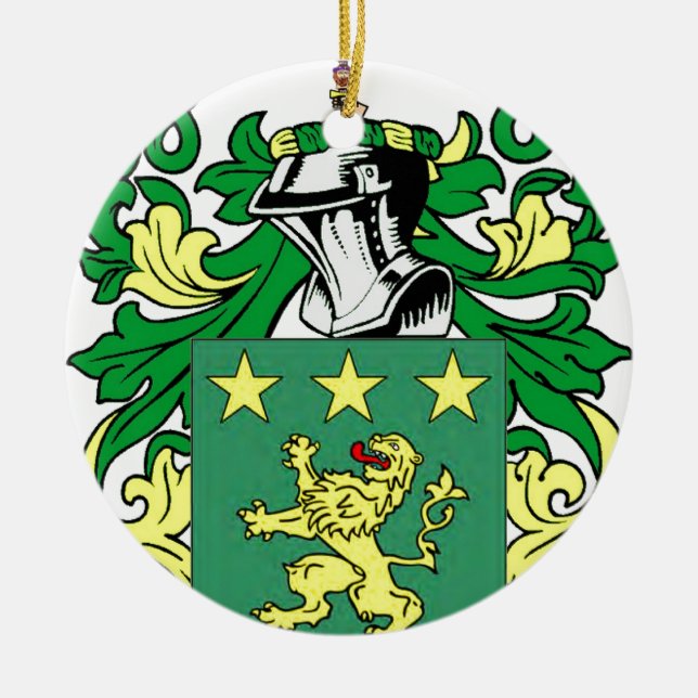 Moore Coat of Arms Ceramic Ornament (Front)