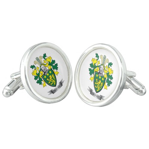 Moore Coat of Arms Cufflinks