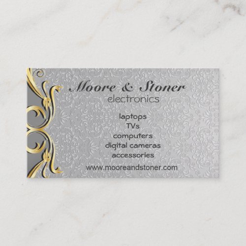 Moore &amp; Stoner electronics Business Cards