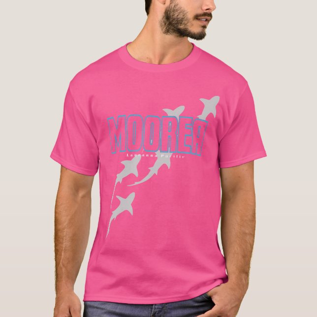 Moorea Shark Scuba Diving Scuba Diving With Sharks T-Shirt (Front)