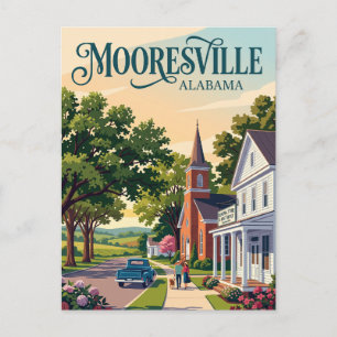 Mooresville, Alabama, USA Postcard