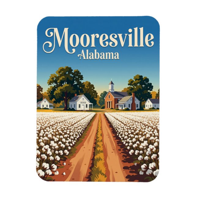 Mooresville USA Magnet (Vertical)