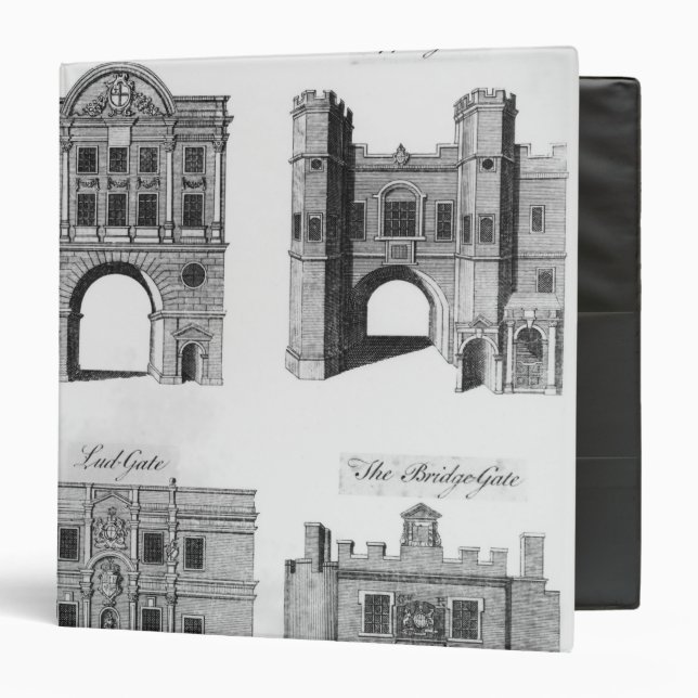 Moorgate, Cripplegate, Ludgate Bridgegate 3 Ring Binder (Front/Inside)