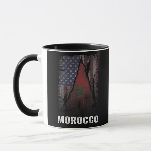 Moorish American Morocco Flag Moroccan Soccer Mug