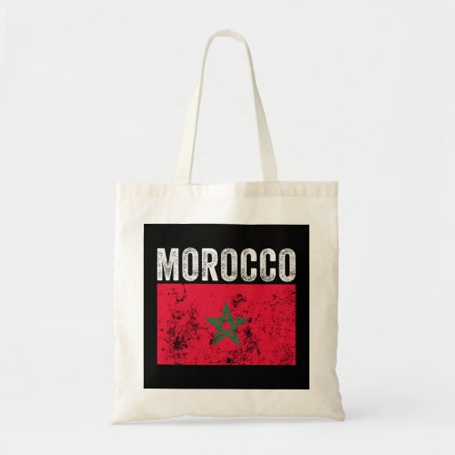 Moorish American Morocco Flag Moroccan Soccer Supp Tote Bag