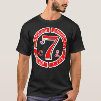 Moorish American Moslem Moor Circle 7 T-Shirt