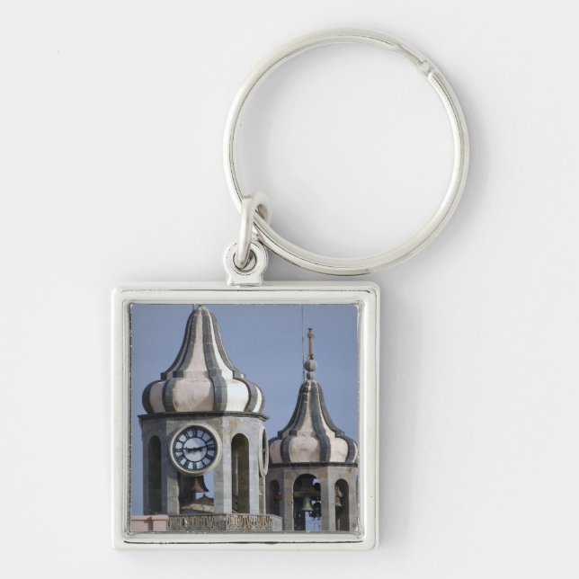 Moorish architectue of La Orotava, Tenerife Keychain (Front)
