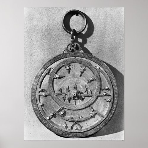 Moorish astrolabe from Cordoba 1054 Poster