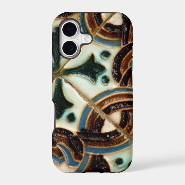 Moorish Azulejo Tile Iphone Case (Back)