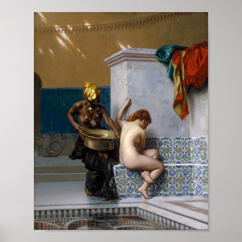 Moorish Bath  Jean_Léon Gérôme  Poster