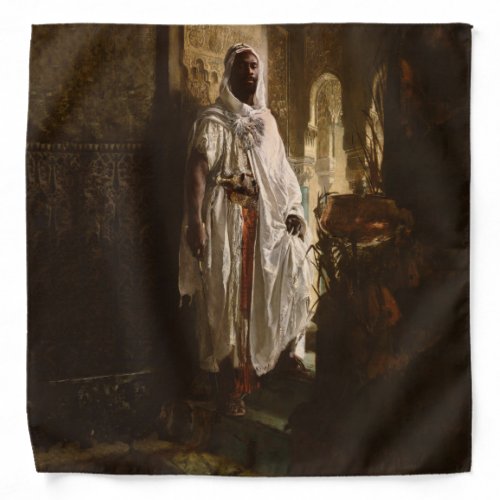 Moorish Chief African Art Painting Portrait Bandana