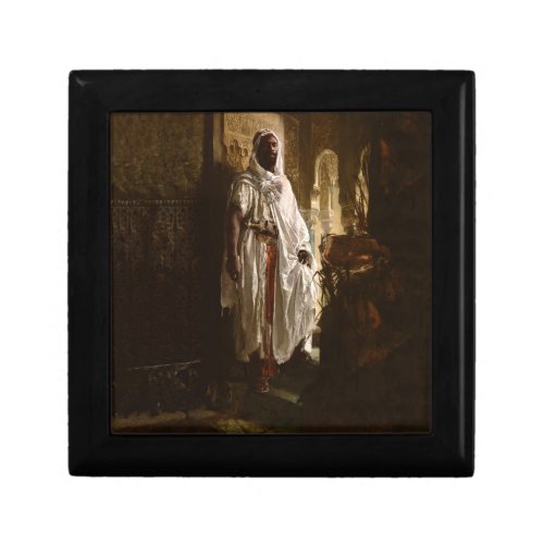 Moorish Chief African Art Painting Portrait Gift Box