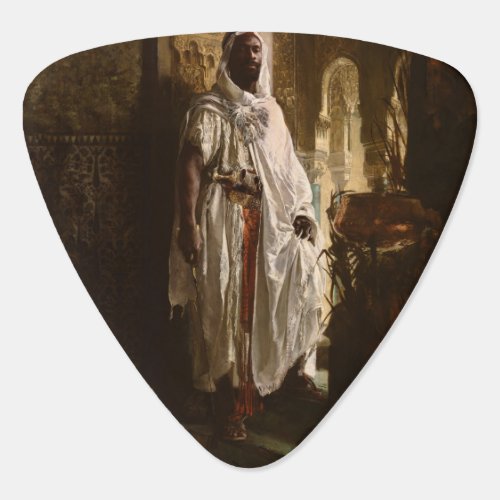 Moorish Chief African Art Painting Portrait Guitar Pick