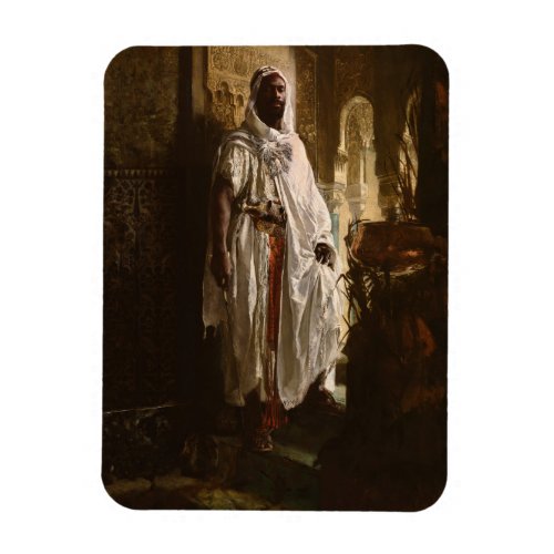 Moorish Chief African Art Painting Portrait Magnet