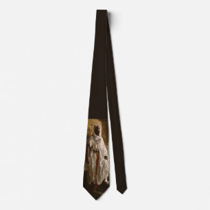 Moorish Chief African Art Painting Portrait Neck Tie