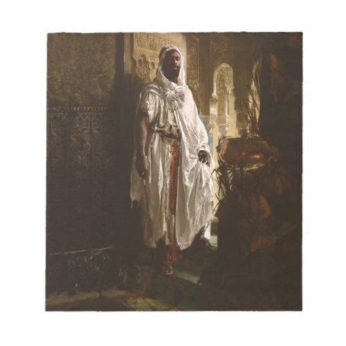 Moorish Chief African Art Painting Portrait Notepad