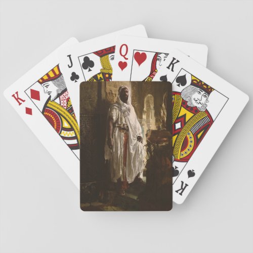 Moorish Chief African Art Painting Portrait Poker Cards