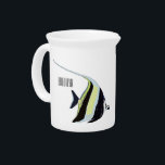 Moorish idol fish cartoon illustration beverage pitcher<br><div class="desc">Moorish idol fish cartoon illustration</div>