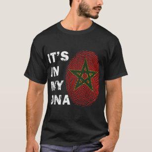 Moorish In My DNA Moors Flag Proud Moorish Morocca T-Shirt
