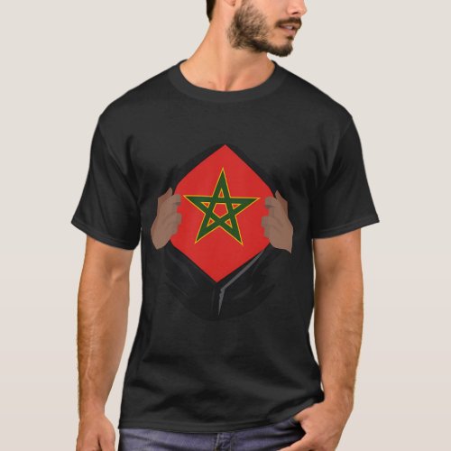 Moorish In My Dna Proud Moors Flag Proud Moorish M T_Shirt