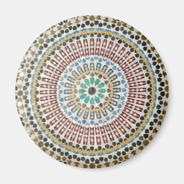 Moorish Mosaic Magnet (Front)