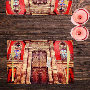 Moorish San Miguel de Allende Salmon-Brown Copper Placemat