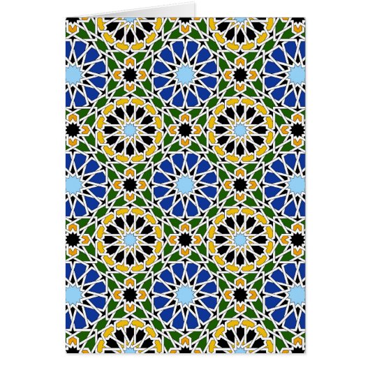 Moorish tile cards (Front)