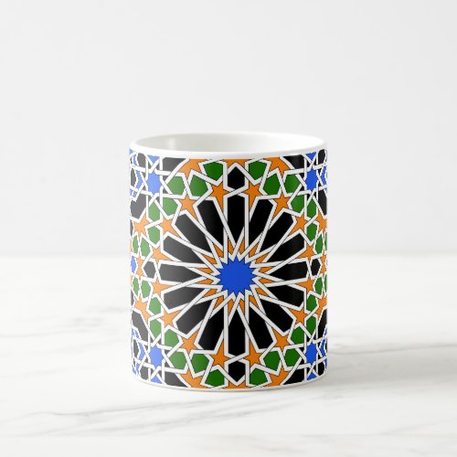 Moorish tile coffee mug