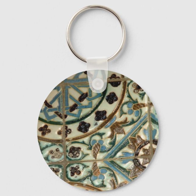 Moorish tile keychain (Front)