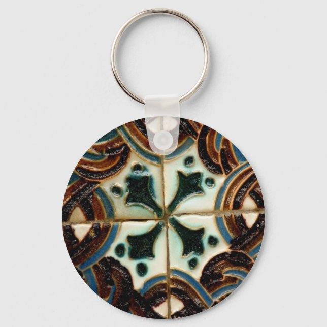 Moorish tile keychain (Front)