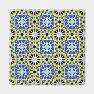 Moorish tile magnet