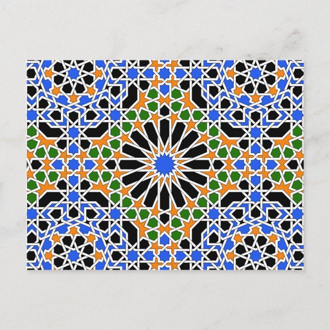Moorish tile Postcard (Front)