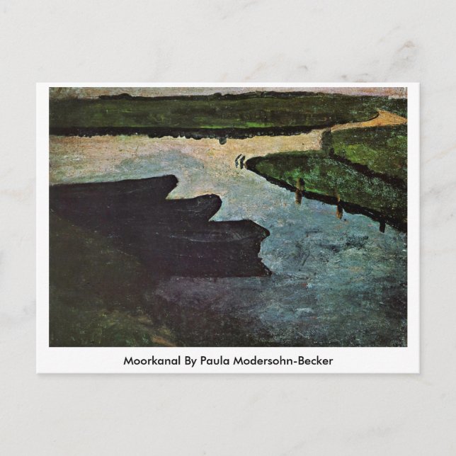 Moorkanal By Paula Modersohn-Becker Postcard (Front)