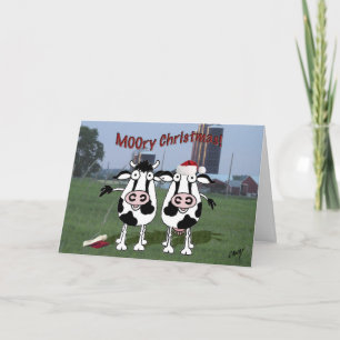 MOOry Christmas! Holiday Card
