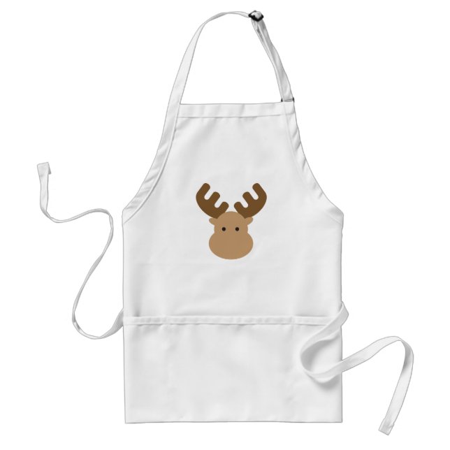 Moose Adult Apron (Front)