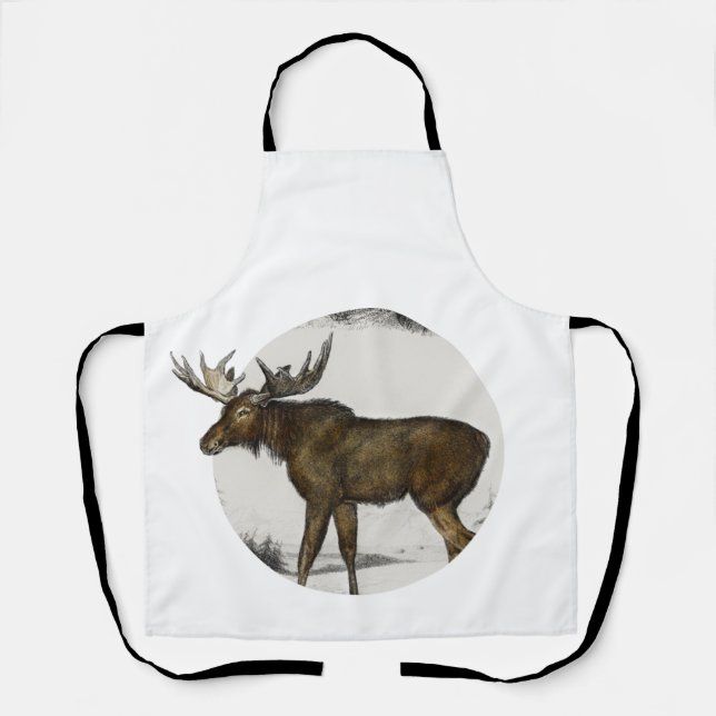Moose - Alces Alces Apron (Front)